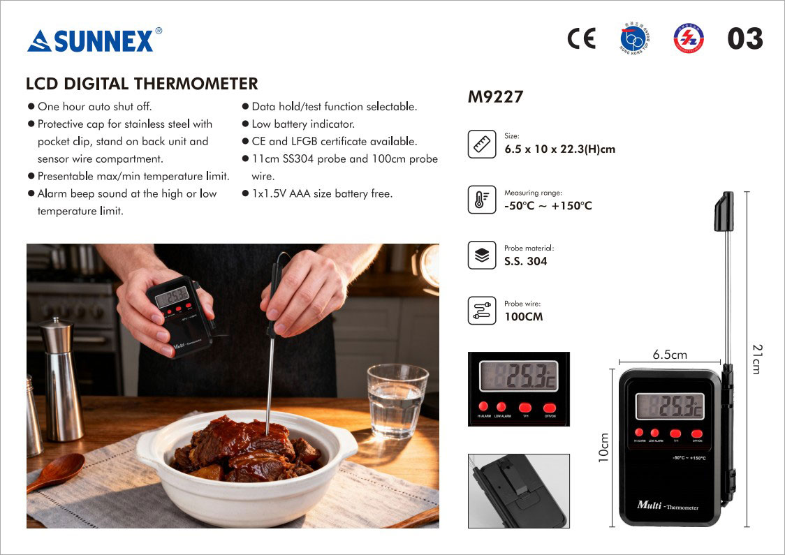 Termometru digital SUNNEX LCD