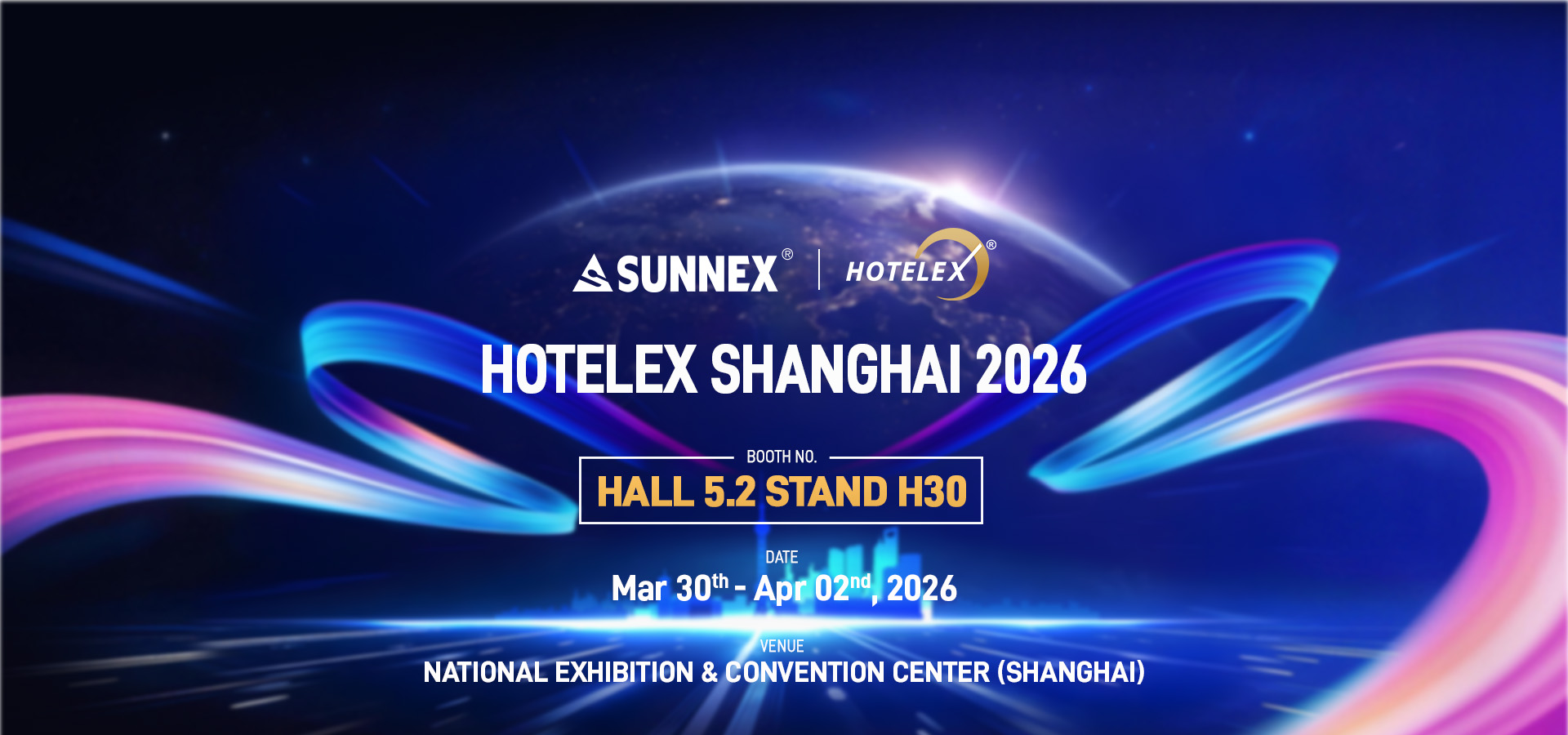Invitație - Hotelex Shanghai 2026