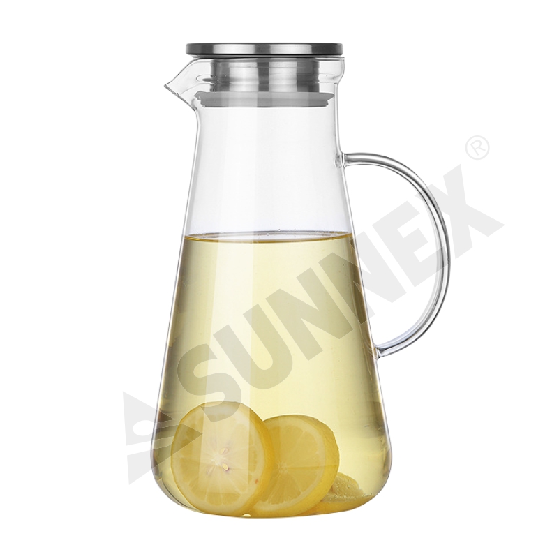 Urcior de sticlă cu capac plat 1,2 l 1,5 l 1,8 l 2,2 l